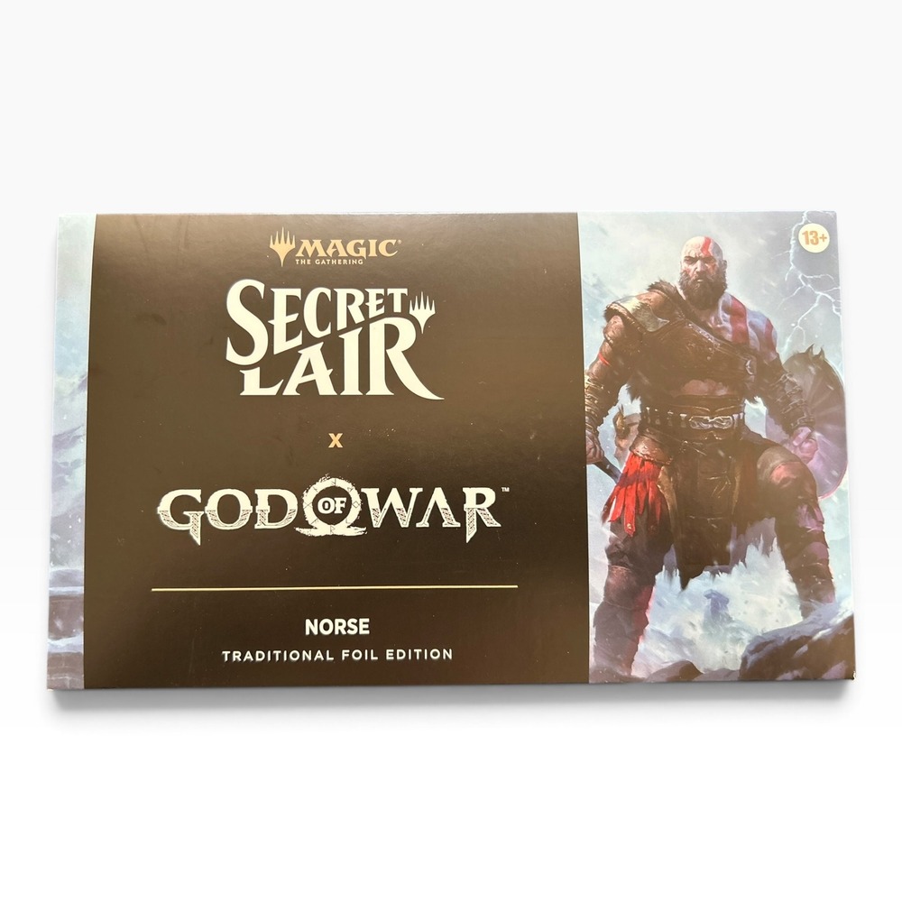 Magic The Gathering Secret Lair x God of War Norse Traditional Foil Edition NEW